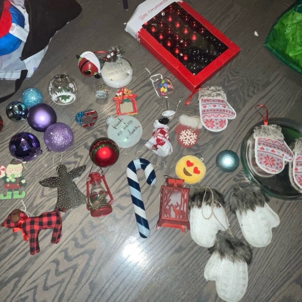 Christmas Tree Ornament Lot Bundle Deal Holiday Decor Home Various Styles Design
